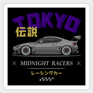 Midnight Racer Silver GT 86 JDM Sticker